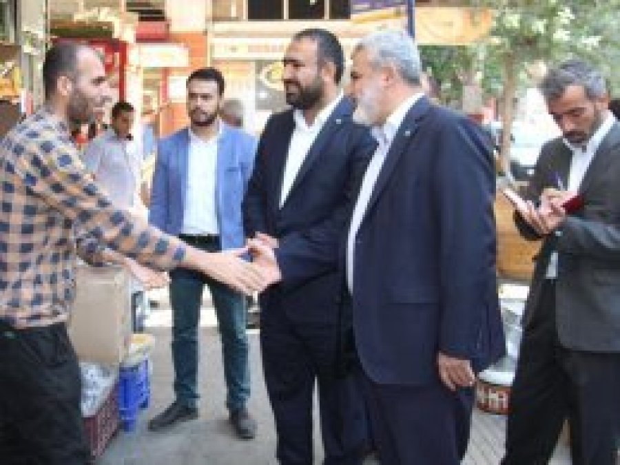 HÜDA PAR Diyarbakır esnafının sorunlarını dinledi