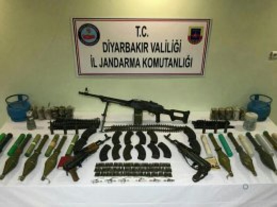 Diyarbakır’da mühimmat ve uyuşturucu yakalandı