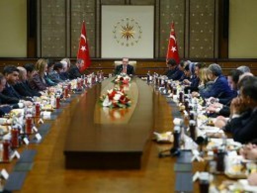 Erdoğan, ABD heyetini kabul etti