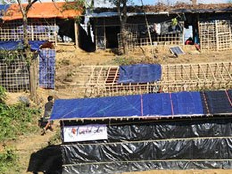 Tent house from Pro-Orphan and IHO EBRAR for Arakanese