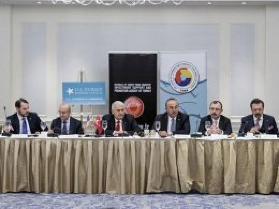 Yıldırım, iş dünyası ve Musevi toplumu temsilcileri ile görüştü