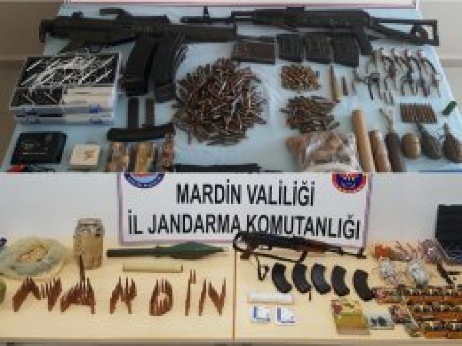 Mardin’de çok sayıda silah ve mühimmat ele geçirildi