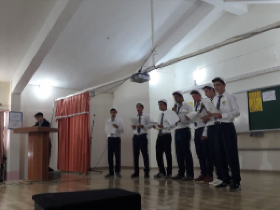 Lise öğrencilerinden "Mevlid-i Nebi" etkinliği