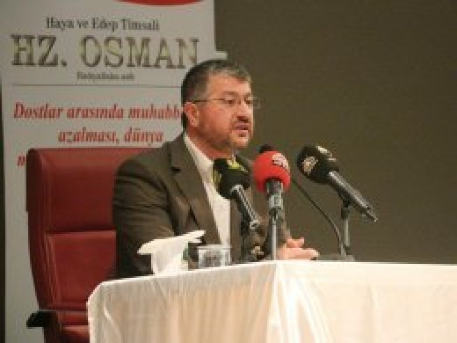 Şanlıurfa'da "Hayâ ve Edep Timsali Hz. Osman" programı