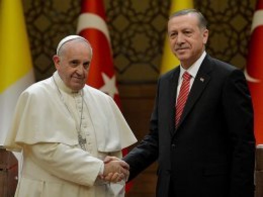 Cumhurbaşkanı Erdoğan, Papa ile Kudüs'ü görüştü