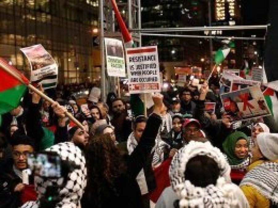 Times Meydanında Kudüs protestosu