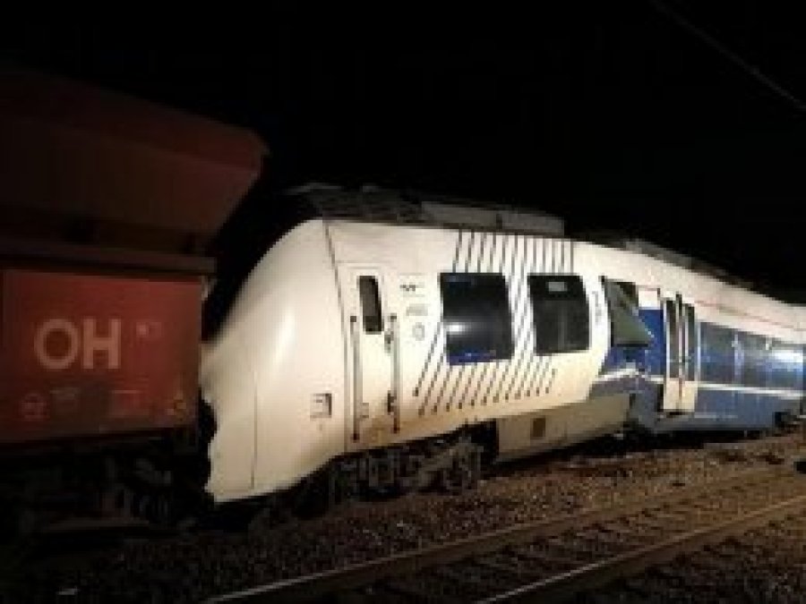 Tren kazasında Yolcuları imdat freni kurtardı