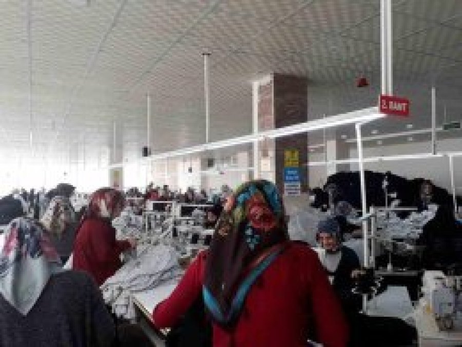Tekstil çalışanı kadınlardan Kudüs için anlamlı destek