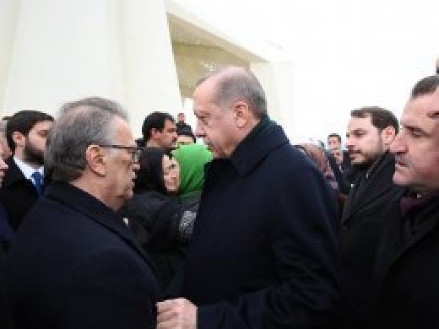 Erdoğan, Mesut Yılmaz’ın oğlunun cenaze törenine katıldı
