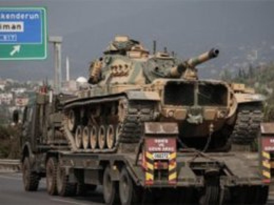 Suriye sınırına askeri sevkiyat