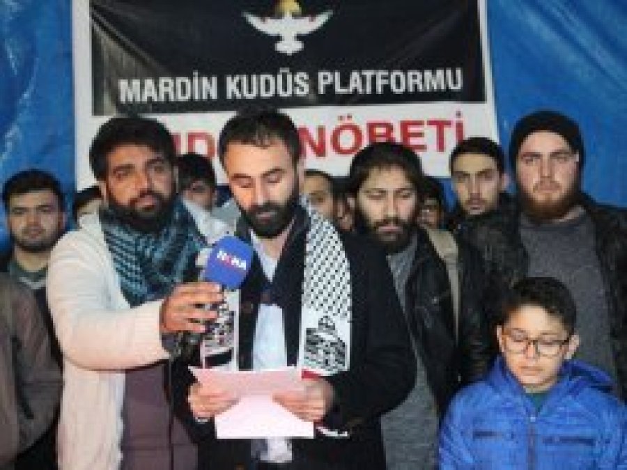 Mardin'deki Kudüs Nöbeti çadırı kaldırıldı