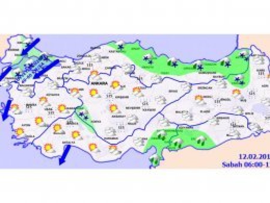 Türkiye genelinde hava durumu