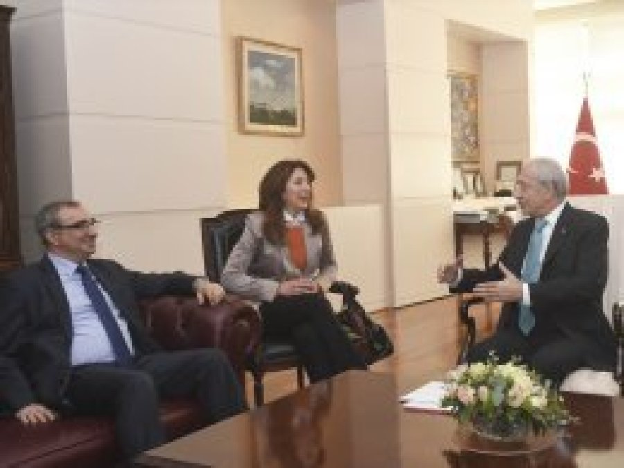 Kılıçdaroğlu, İsrail Büyükelçisiyle görüştü