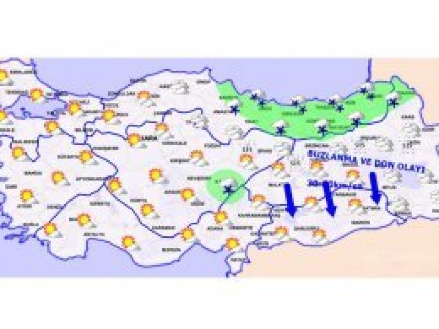 Türkiye genelinde hava durumu