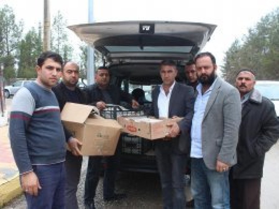 Kahtalı esnaflardan deprem bölgesine yardım