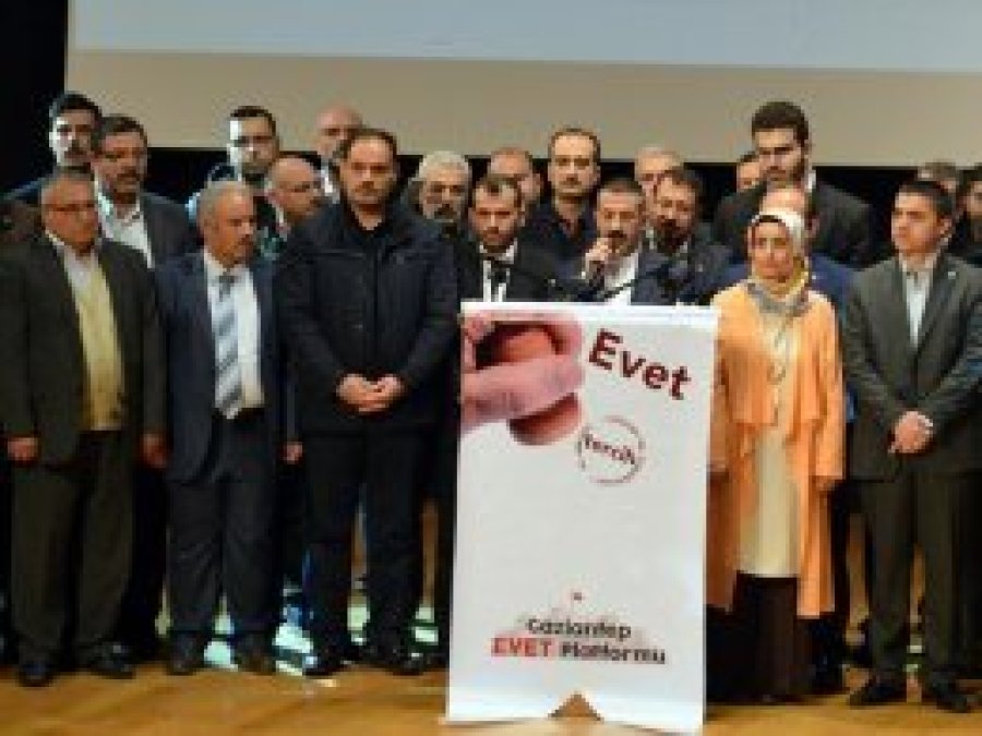156 STK 'Gaziantep Evet Platformu'nu kurdu