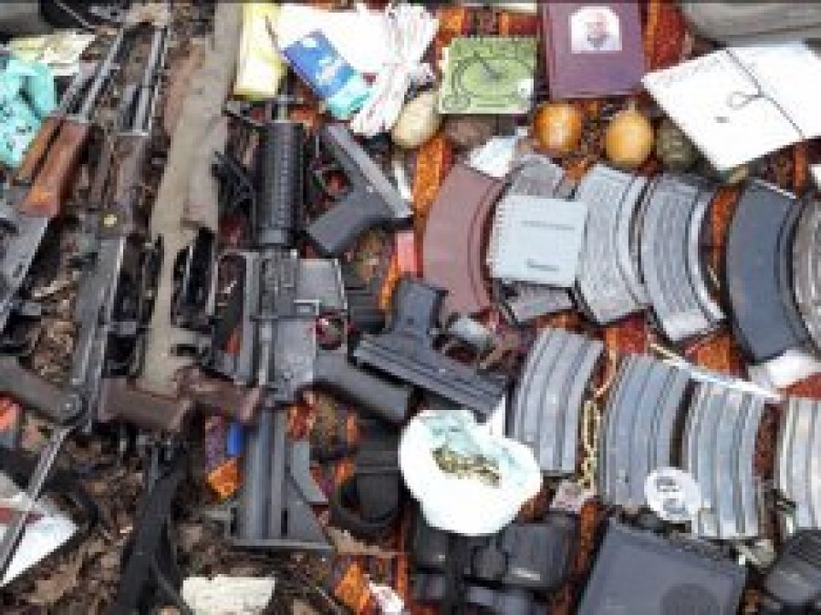 Lice’de PKK'ye ait silah ve mühimmat ele geçirildi