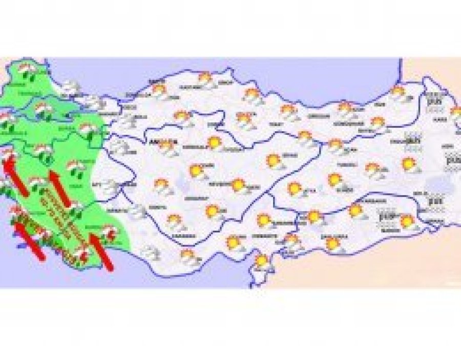 Türkiye genelinde hava durumu