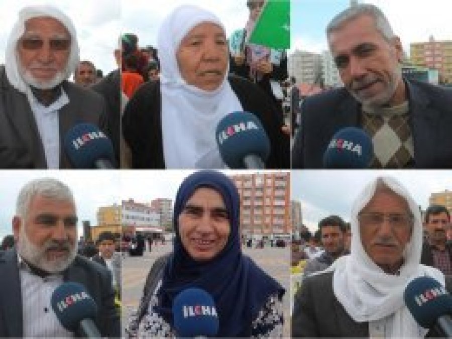 Kızıltepeliler duygu ve düşüncelerini paylaştı