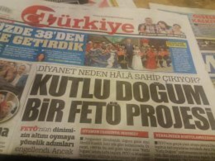 'Kutlu Doğum'u FETÖ ile ilişkilendiren gazeteye tepki