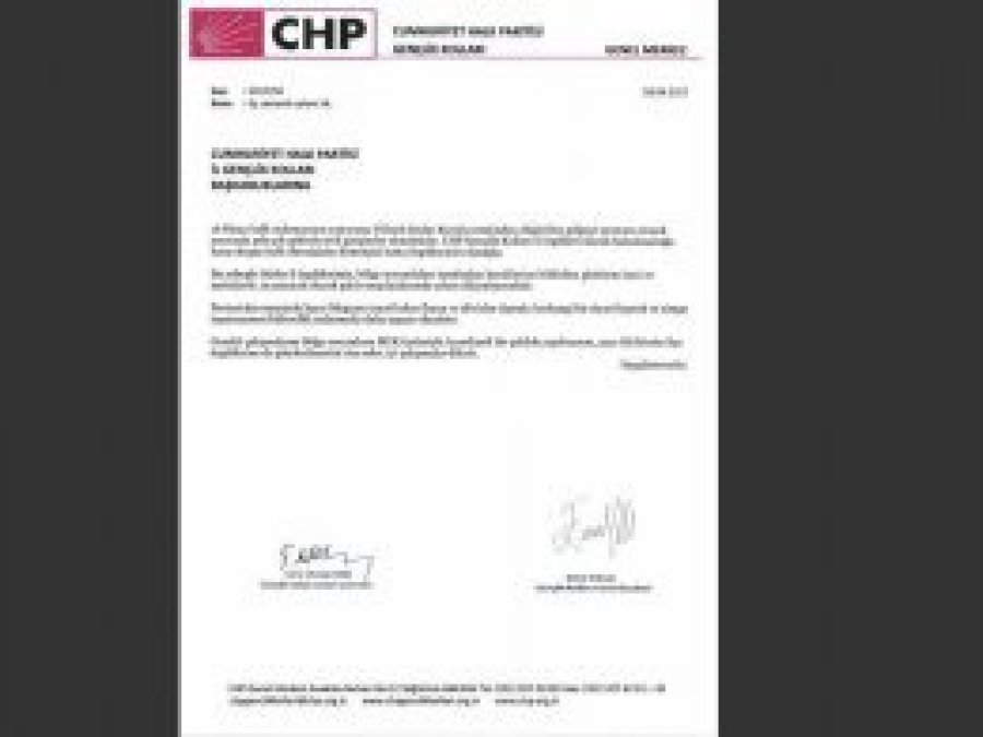CHP’den 'meydanlara inin' bildirisi