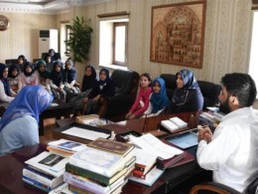 Minik hafizelerden Mardin Müftüsüne ziyaret