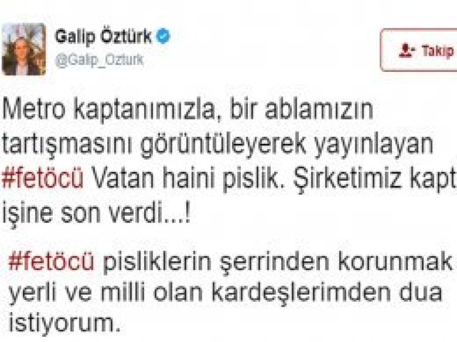 Namaz kılmak isteyen yolcuyu 'FETÖ'cü' olmakla suçladı!