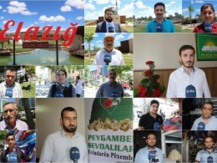 Elazığlılar bayram temennilerini paylaştı