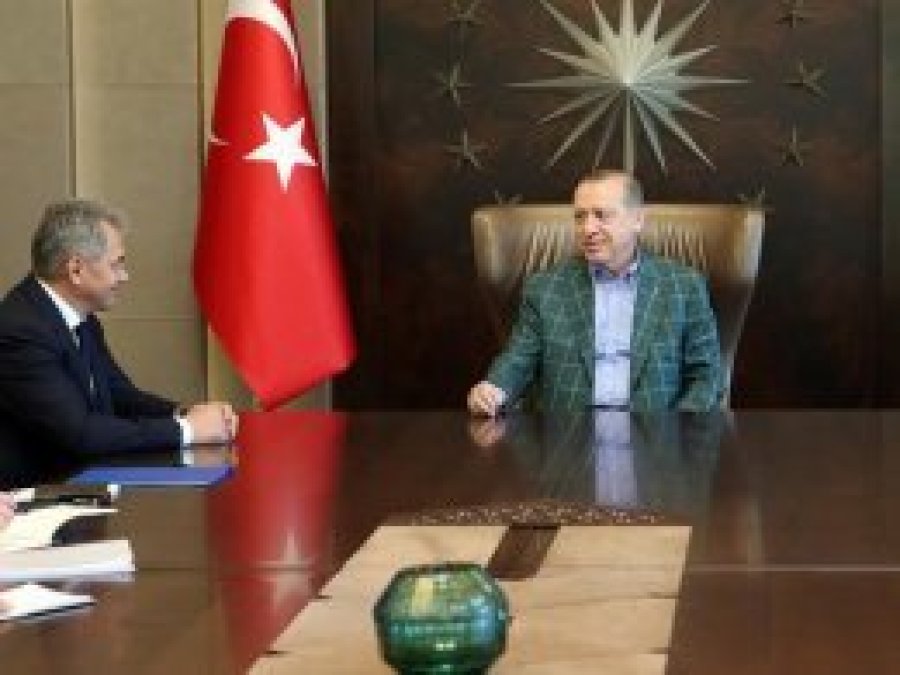 Erdoğan Rusya Savunma Bakanını kabul etti