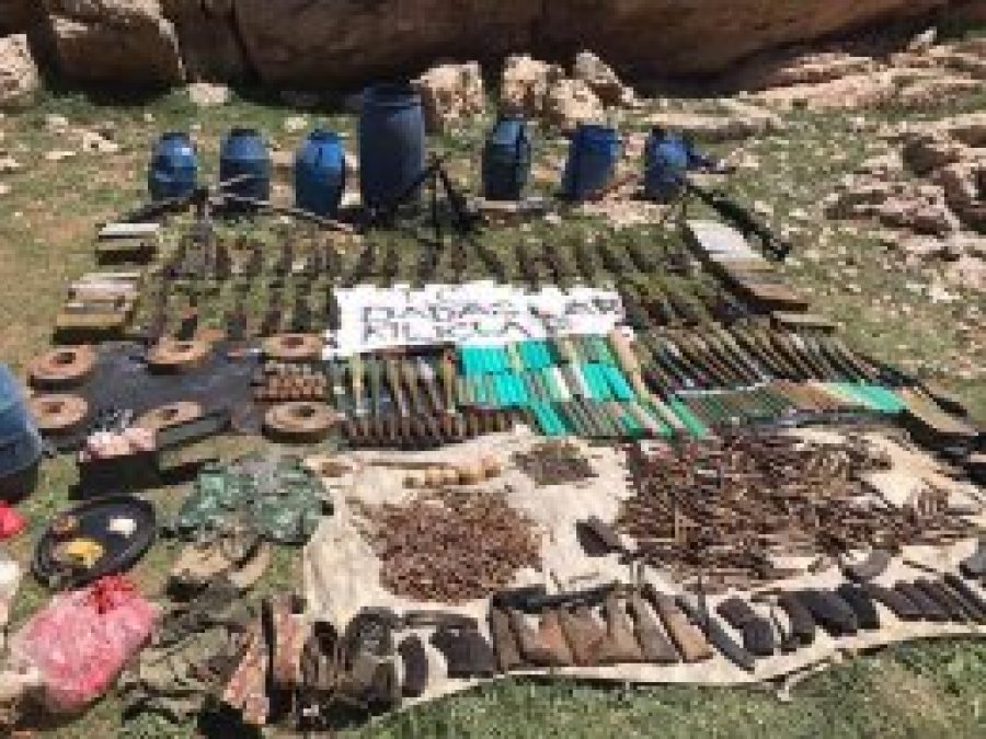 PKK'nin silah deposu bulundu