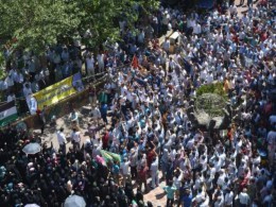 İşgalci İsrail Batman’da lanetlendi