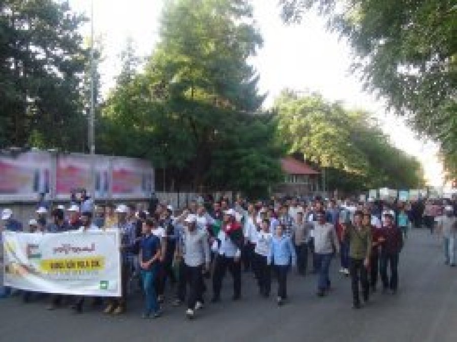 Bingöl'de Aksa için yürüyüş düzenlendi