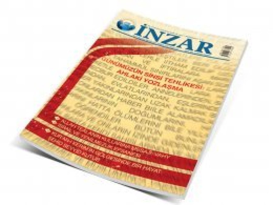 İnzar Dergisi'nin ağustos sayısı çıktı