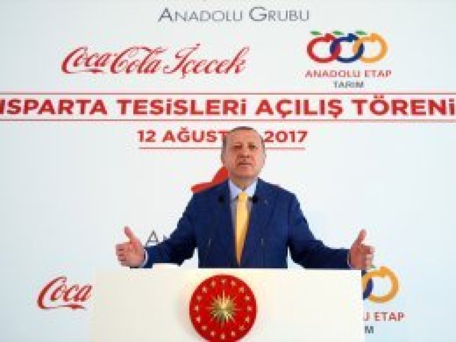 Erdoğan Coca Cola'nın fabrikasını açtı