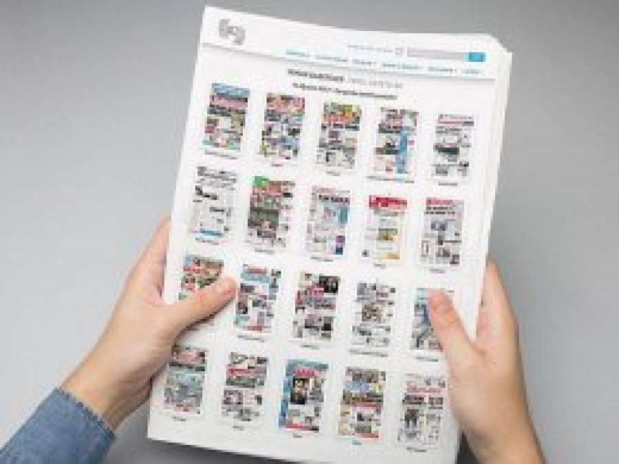 Gazetelerin ilk sayfaları BİK'in internet sitesinde