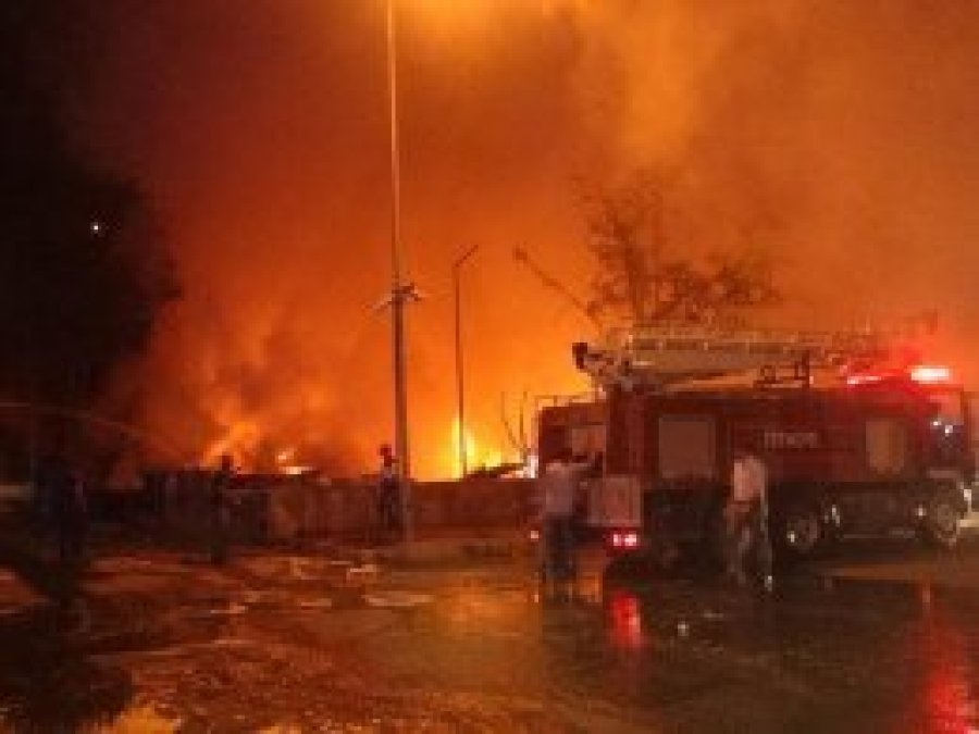 Bingöl’de korkutan yangın
