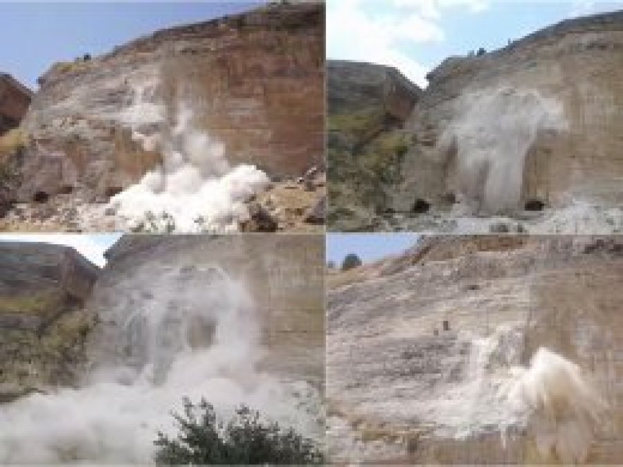 Hasankeyf’te dinamit kullanıldığının görüntüleri ortaya çıktı