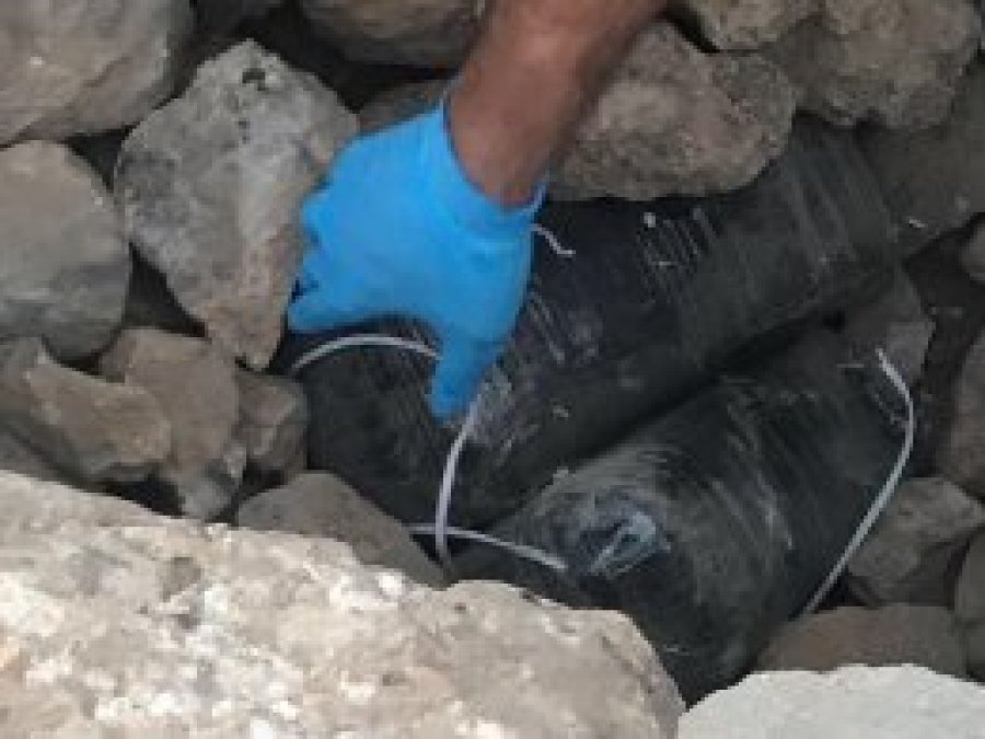 Mardin’de el yapımı patlayıcı ele geçirildi