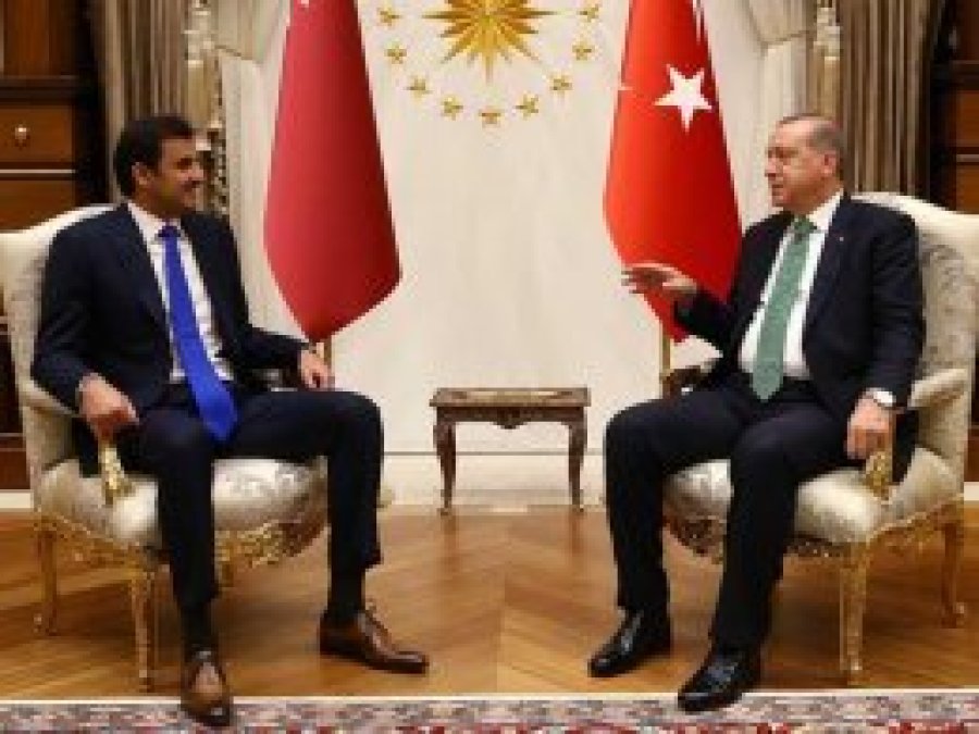 Cumhurbaşkanı Erdoğan, Katar Emiri ile görüştü