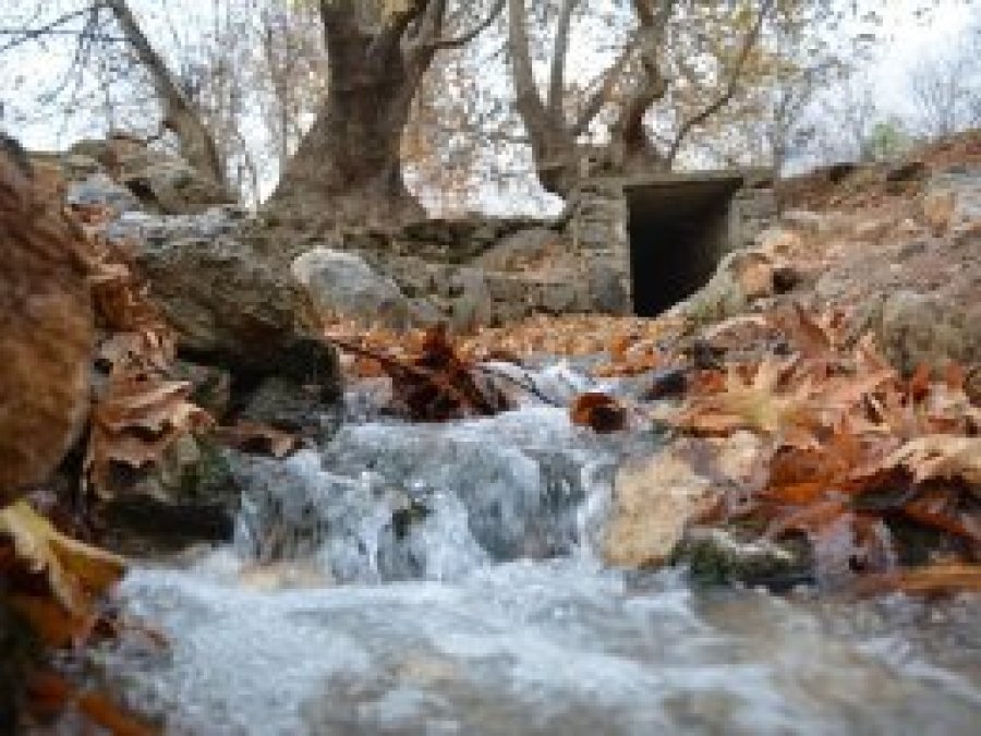 Doğal güzelliği bulunan çeşme ilgi çekiyor