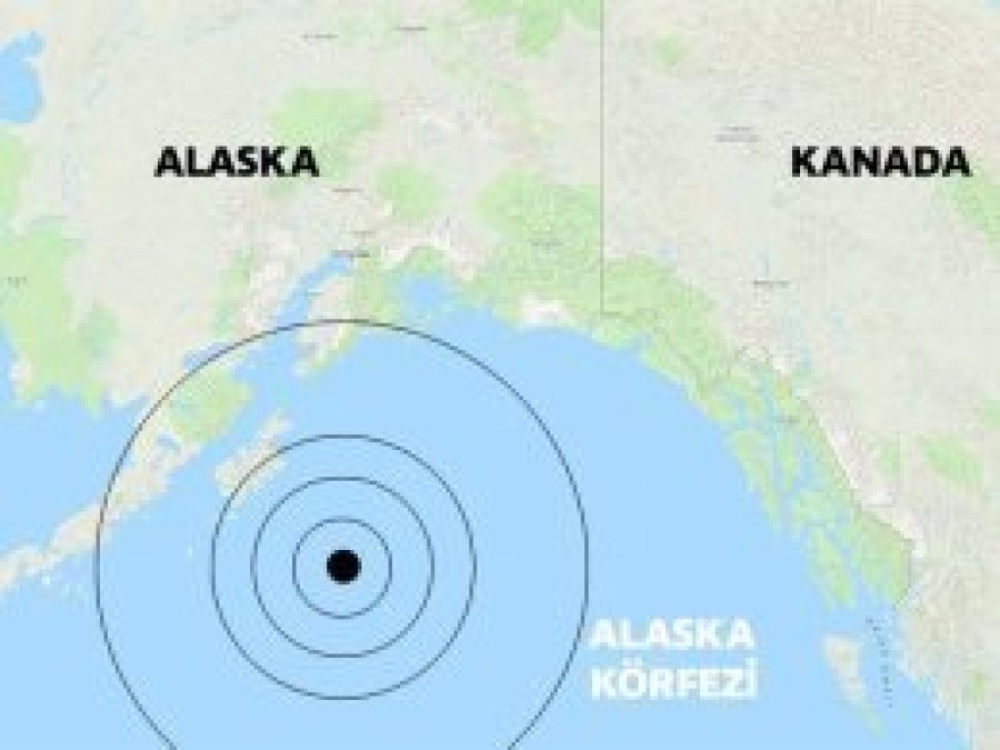 Alaska'da 8,2 büyüklüğünde deprem