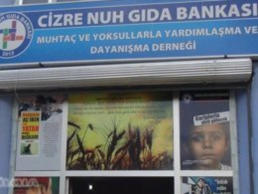 Cizre Nuh Gıda Bankası'ndan 93 bin TL yardım