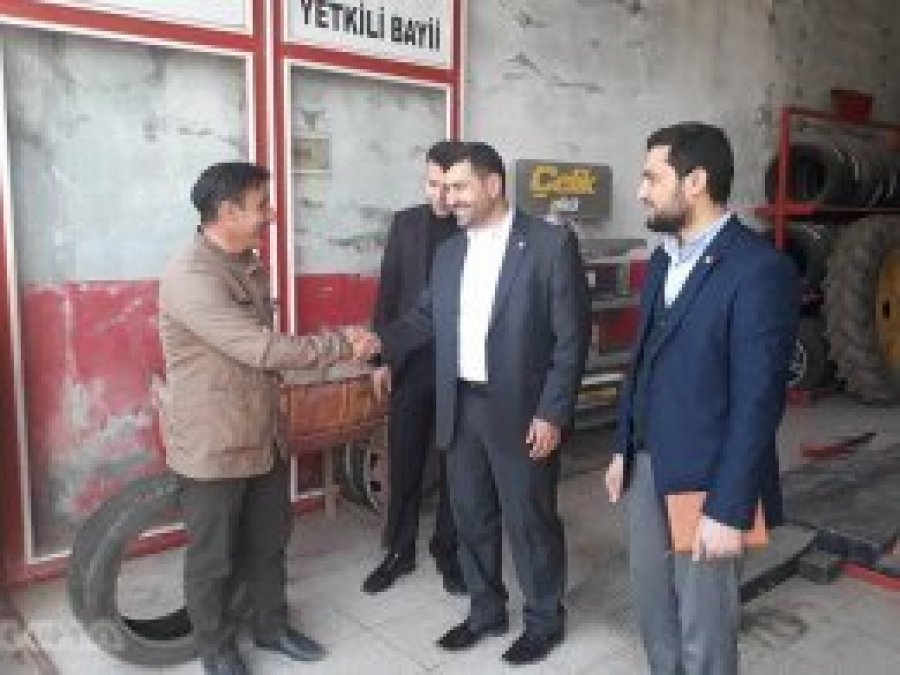 HÜDA PAR Akçakale sanayi esnafını ziyaret etti