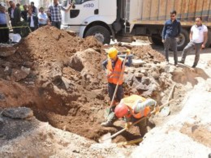 Kazı esnasında insan kemikleri bulundu