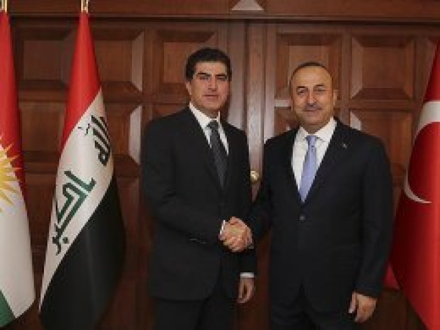 Dışişleri Bakanı Çavuşoğlu Neçirvan Barzani ile görüştü