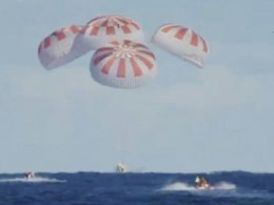 SpaceX Dragon, dünyaya döndü