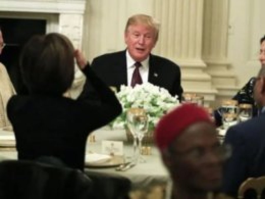 Donald Trump Beyaz Saray'da iftar verdi!