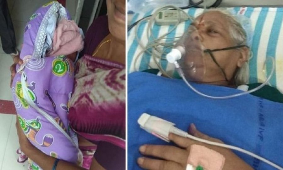 Hindistan'da 73 yaşındaki kadın ikiz annesi oldu