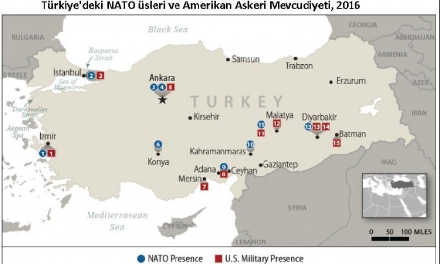 Türkiye'de kaç ABD üssü var, neredeler?