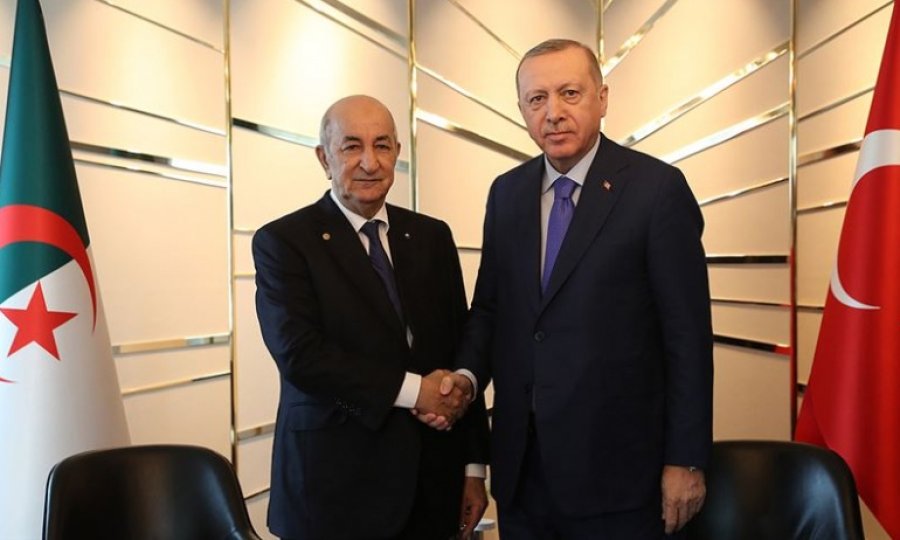 Cumhurbaşkanı Erdoğan, Cezayir Cumhurbaşkanı Tebbun ile bir araya geldi